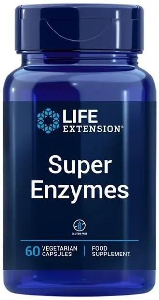 Super Enzymes, 60 capsule, Life Extension