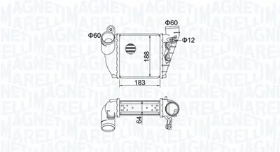 Compresor Intercooler Potrivit Audi A3; Seat Altea, Altea Xl, Leon, Toledo Ii; Skoda Octavia I; Vw Bora, Bora I, Golf Iv, Golf Plus V 1.4-2.0d 09.96-12.13