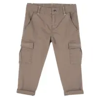 Pantaloni copii Chicco, bej cu alb, 08608-62MC