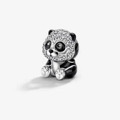 Talisman Pandantiv Panda Cu Argint