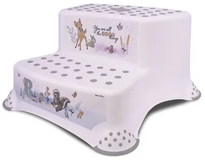 Treaptă dublă pentru baie Lorelli - Bambi, White