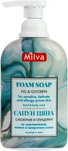Milva Spumă de săpun pentru piele sensibilă, 300 ml