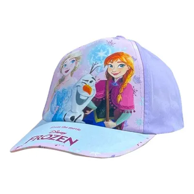 Sapca tip baseball, pentru fete, mov, marimea 54, So Fun, Frozen, Disney