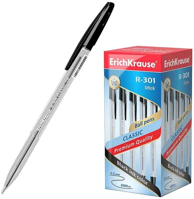 Pix Erich Krause R-301 Classic - 1.00 mm, negru