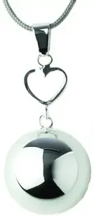 Pandantiv pentru femei însărcinate Bola - Silver heart
