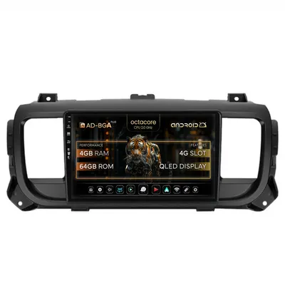 Navigatie Toyota Proace (2016+), Android, A-Octacore 4GB RAM + 64GB ROM, 9 Inch - AD-BGA9004+AD-BGRKIT065V2