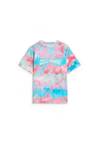 Tricou Baieti Oversize Junior ""Cold Waves"" - Multicolor - Bumbac 100% - SportStyle - Sezon SS25 - Marime 140