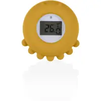 Zopa Silicone Digital Thermometer 2in1 termometru digital pentru cadă Mustard Yellow 1 buc