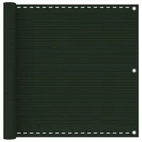 Gossi paravan de balcon, verde inchis, 90x400 cm, hdpe