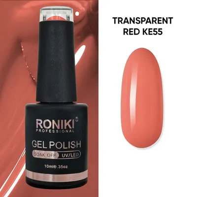 Oja Semipermanenta Roniki Transparent Red KE55