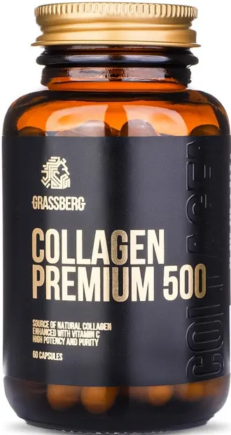 Collagen Premium 500, 60 capsule, Grassberg