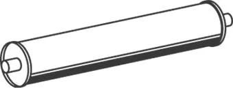 Toba finala esapament potrivit MERCEDES T2 LN1 ADE364N-OM364.921 04.86-12.94