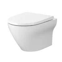 Vas WC suspendat Cersanit Larga K120-003, alb si cu capac soft close