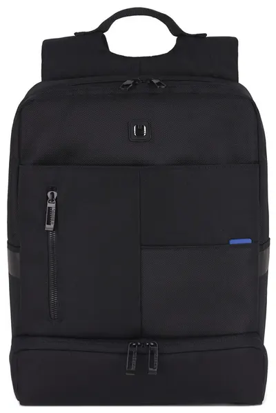 Rucsac business pentru laptop Gabol Intro - Expandabil, negru, 15,6''/17,3"