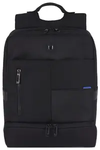 Rucsac business pentru laptop Gabol Intro - Expandabil, negru, 15,6''/17,3"