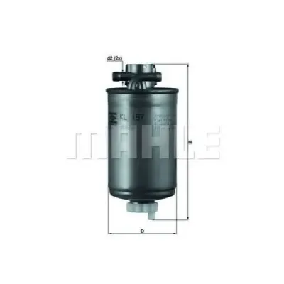 Filtru combustibil MAHLE ORIGINAL KL 197