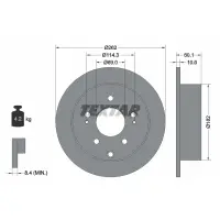 Disc frana TEXTAR 92269403