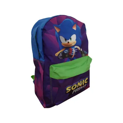 Rucsac cu un compartiment principal si buzunar fata, 42x30x15 cm, bretele ajustabile si intarite, multicolor, Sonic Engros