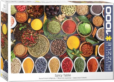 Puzzle Eurographics din 1000 de piese - Spicy Table
