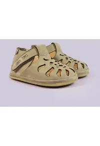Sandale Barefoot din piele naturala - Tally - Bej - Bej