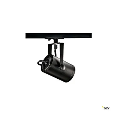 EURO SPOT TRACK, black, QPAR51 25W, incl. 1-circuit adapter