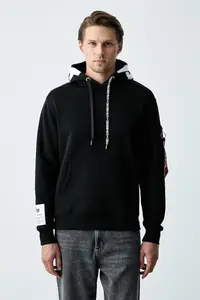 Alpha Industries hanorac cu glugă pentru bărbați cu bumbac