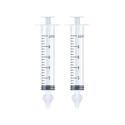 Set seringi pentru lavaj nazal RedLine Nasucel pentru curatarea si hidratarea cailor nazale, 2 x 10 ml, 4 luni +