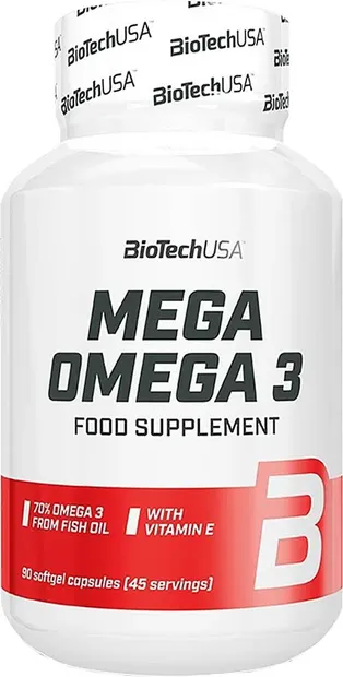 Mega Omega 3, 90 capsule gel, BioTech USA