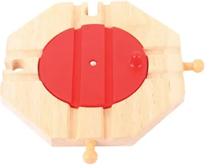 Jucarie din lemn Bigjigs - Platforma reversibila, cu 4 directii