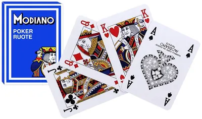 Carti de poker Modiano Poker Route - spatele albastru