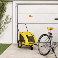 Gossi remorca de bicicleta animale companie galben textil oxford/fier