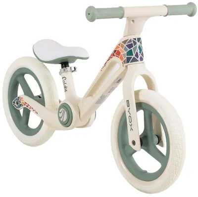 Bicicletă de echilibru pentru copii Byox - Foldy, verde