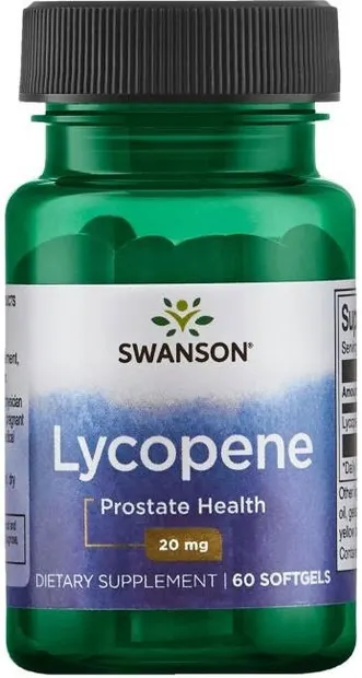 Lycopene, 20 mg, 60 capsule moi, Swanson