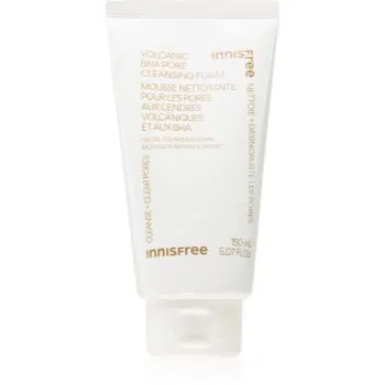 innisfree Volcanic BHA Pore Cleansing Foam demachiant spumant delicat pentru netezirea pielii si inchiderea porilor