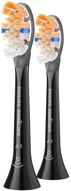 Capete de rezervă Philips Sonicare - A3 Premium, 2 piese, negre