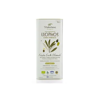 Ulei de masline extravirgin liophos early harvest bio 5l Stamatakos Olivegrove