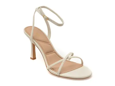 Sandale elegante ALDO albe, MARBELA 121, din piele naturala