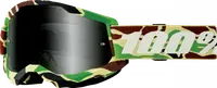 Ochelari cross atv 100% Strata 2 Sand Warr Camo, lentila fumurie, culoare rama army