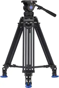 Trepied video Benro - A674TMM Dual Stage AL + BV10, 74-164 cm, negru