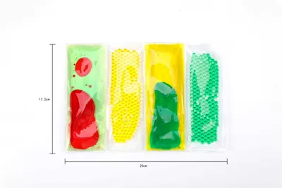 Jucărie senzorială tactliă cu lichid colorat pentru masa luminoasă