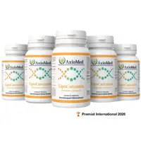 AxioMed LipoCurcumin – supliment alimentar sub forma de capsule, cel mai puternic antiinflamator natural – 300 cps