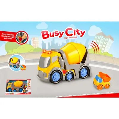 Betoniera cu sunete si lumini Kiddy Go 31 cm