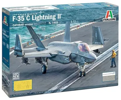 Model asamblabil Italeri Militar: Avioane - Avion american F-35C Lightning II ''CATOBAR version''
