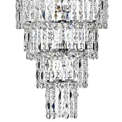 Lampa suspendata Escala 6 Light Round Crystal Pendant
