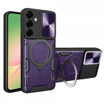 Husa pentru Samsung Galaxy A57 5G, Techsuit, CamGuard Pro, Mov