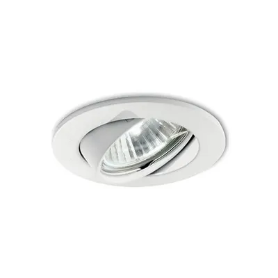 Spot incastrat Swing, D:82 mm, 50W, dulie GU10, Rotund, Alb