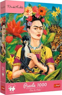 Puzzle Trefl din 1000 piese - Portret în junglă