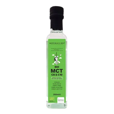 Ulei MCT BIO C8 & C10 din ulei de cocos fara gluten, 250ml, Republica Bio