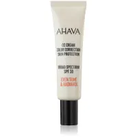 AHAVA CC Cream Color Correction crema CC pentru uniformizarea nuantei tenului SPF 30 30 ml