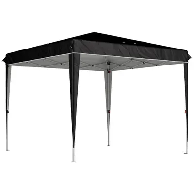 Outsunny Pavilion Pliabil cu Înălțime Reglabilă și Geantă de Transport, 300x300x273 cm, Negru | Aosom Romania